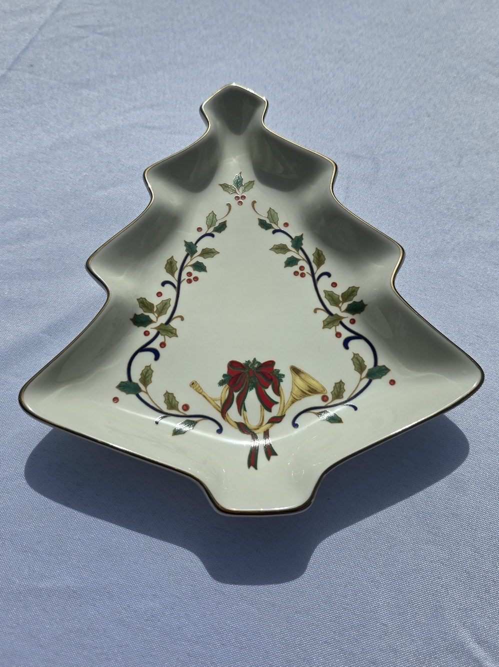 Mikasa Holiday Elegance Tree Candy Dish